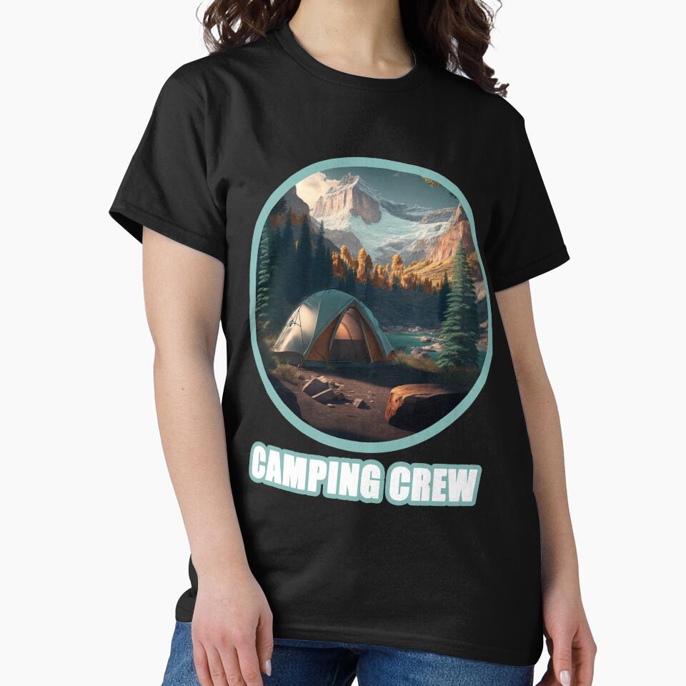 Camping Crew Outdoor Sunset Summer Camp by smartrocket
