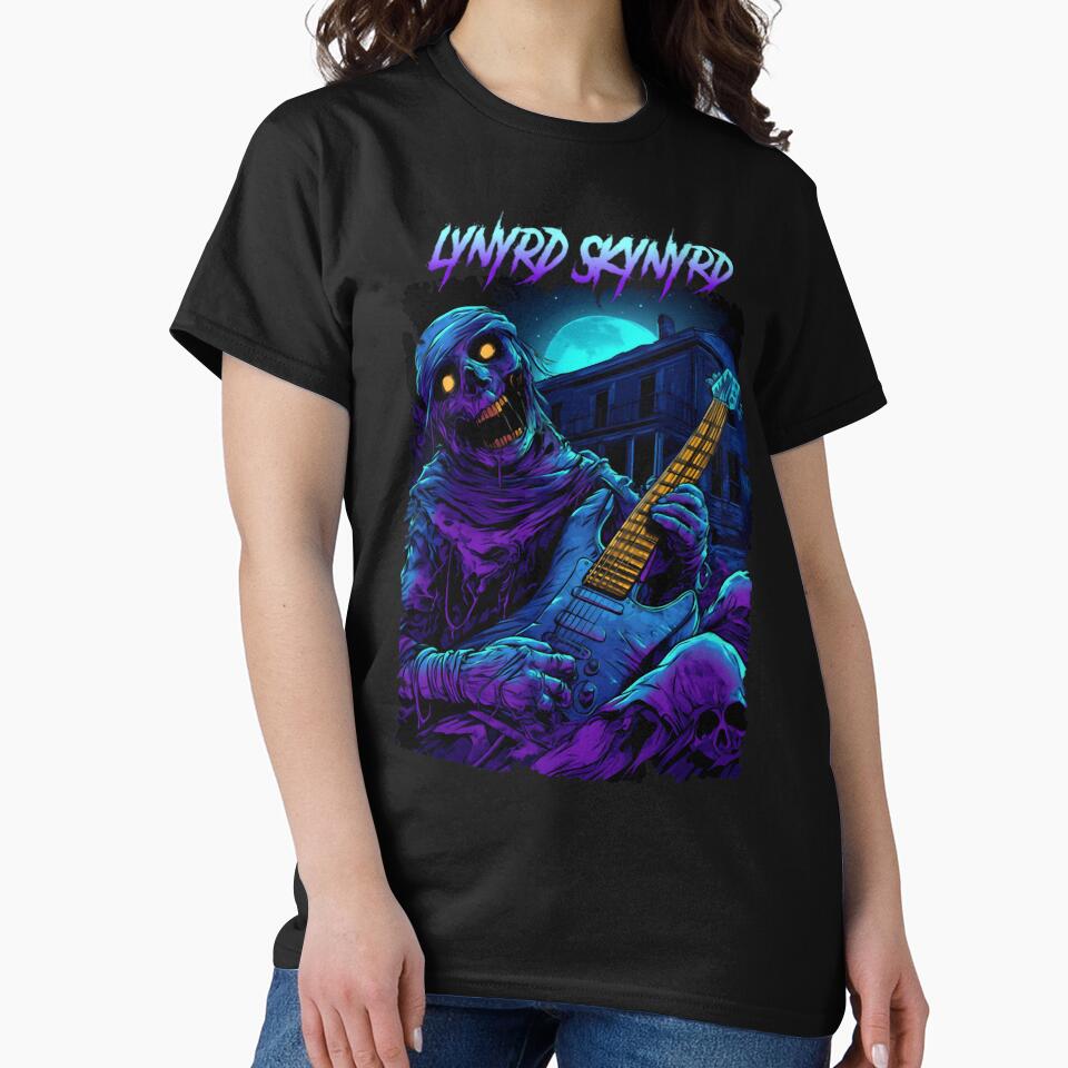 Lynyrd Skynyrd Mummy Guitarist Haunted House by FastCustomTees ll