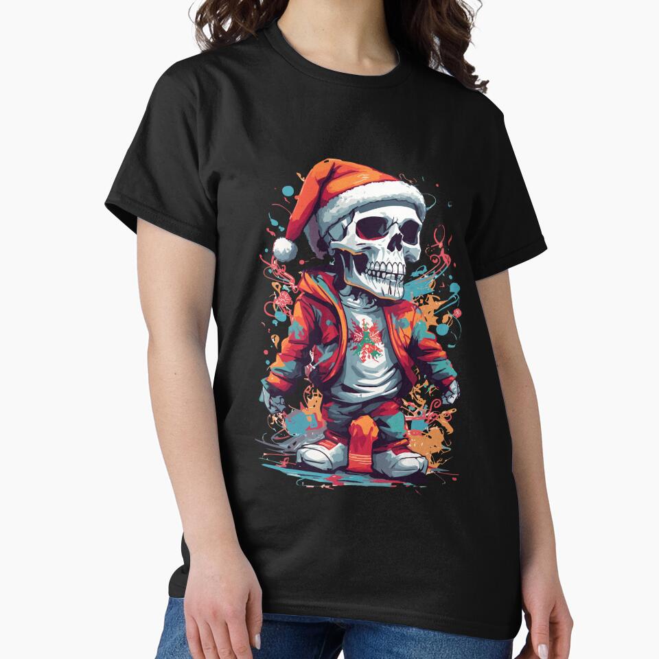 santa claus skeleton by jkrphoto