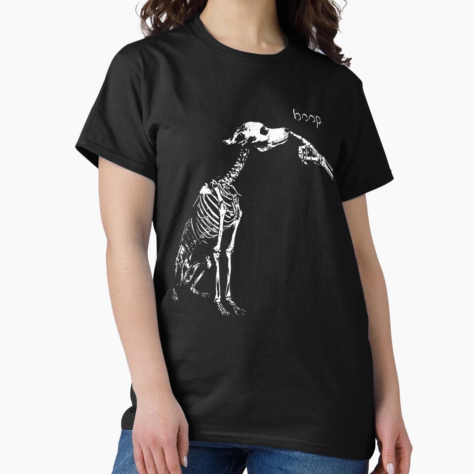 Funny Skeleton Dog Boop Halloween Spooky Dog Lover Vintage Graphic by CareerKitties