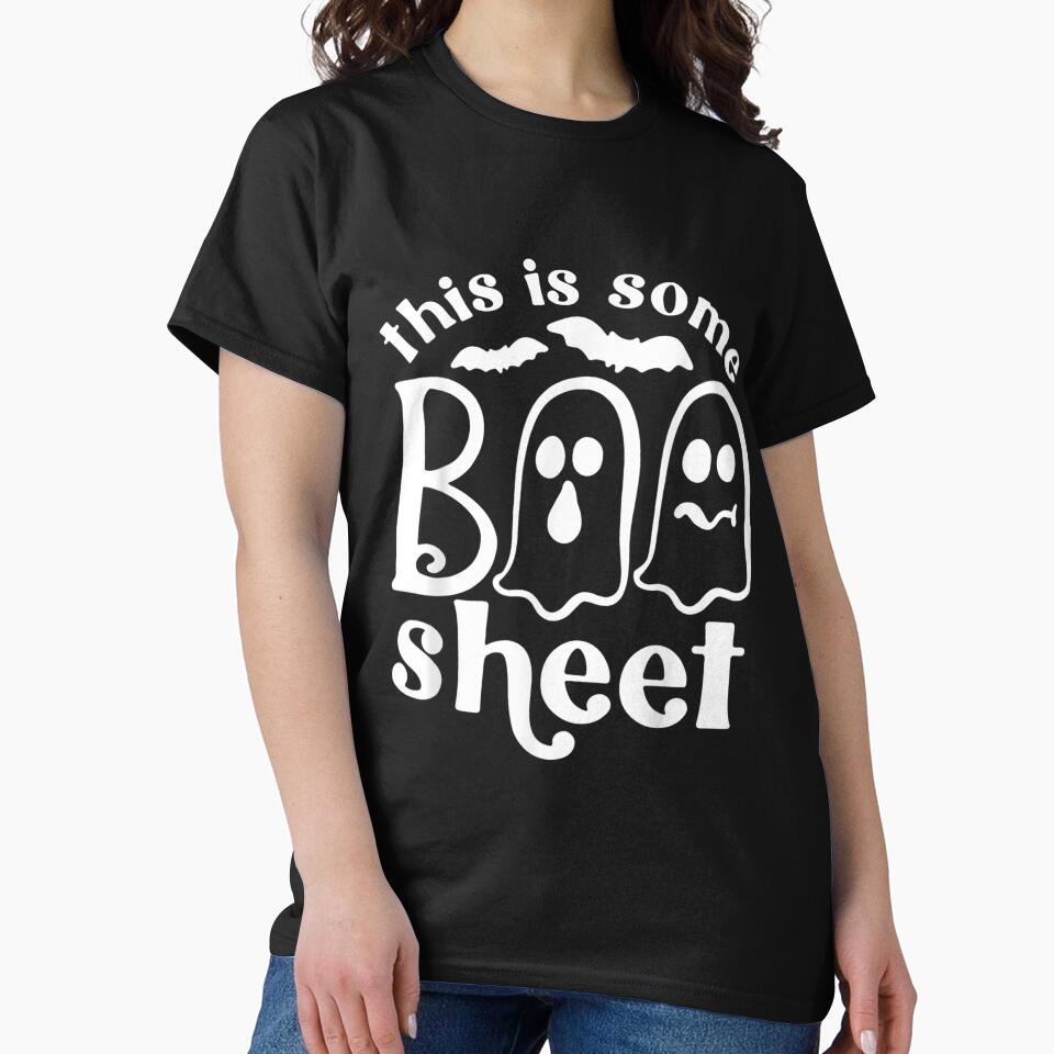 This Is Some Boo Sheet Funny Halloween Scary Ghost Costume by KajaSzulc