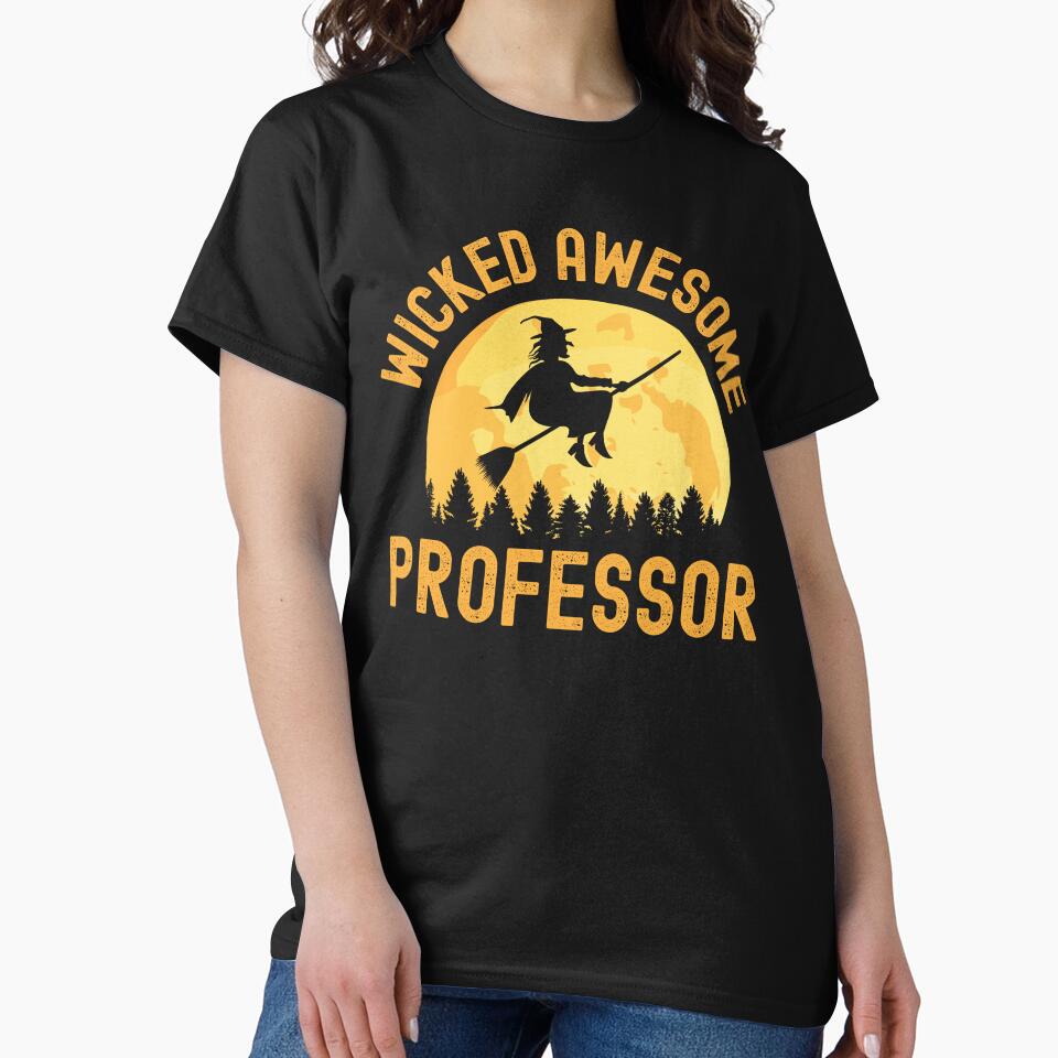 Halloween Teacher - Wicked Awesome Professor - School Halloween Party, Autumn Teacher, Fall Teacher by jadedscientist