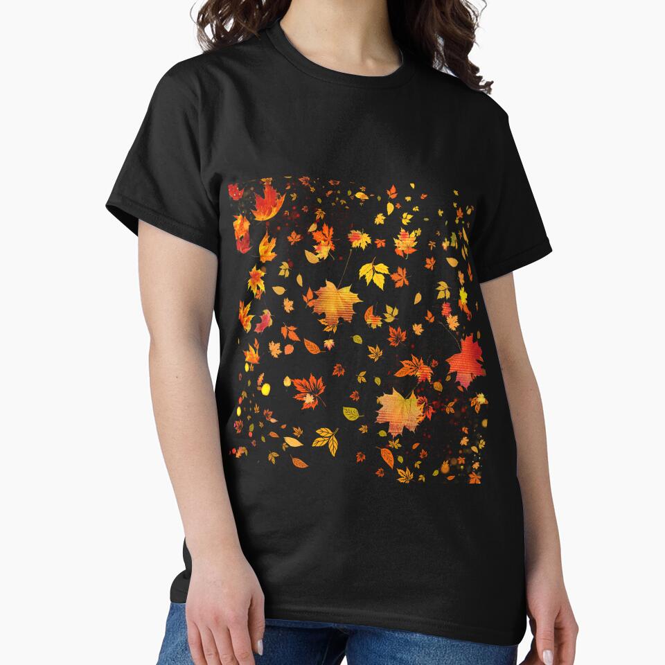 Colorful Autumn Leaves in Warm Shades by DreamArtmaStudio