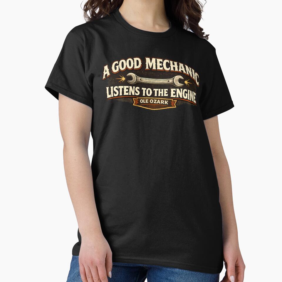 A Good Mechanic Listens to the engine by OleOzark
