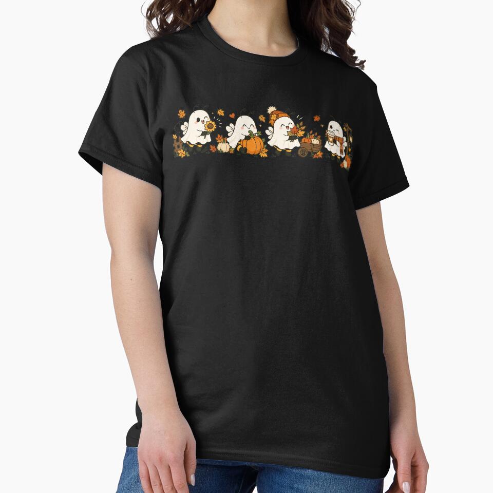 Boo Bees Fall, Ghost Halloween Autumn Coffee, Pumpkin Patch Cozy Season Fall October by Quiajia