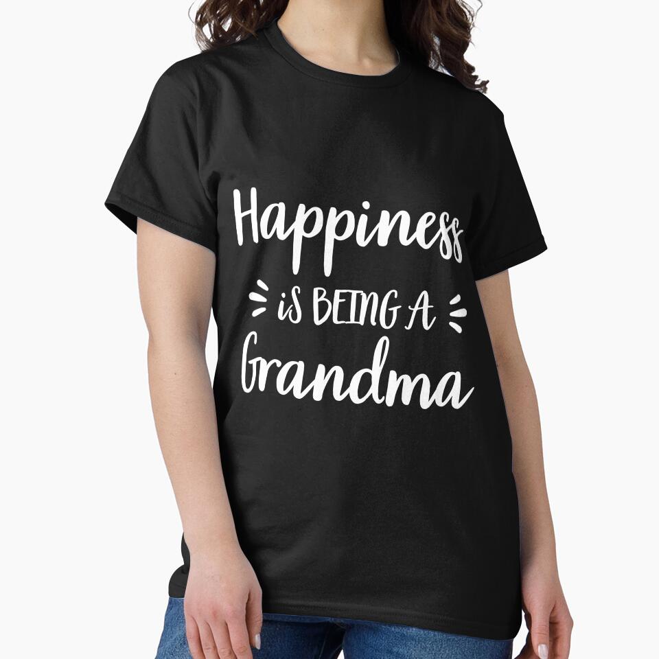 Women Happiness is Being Printed Graphic Gift by ScienceCorner