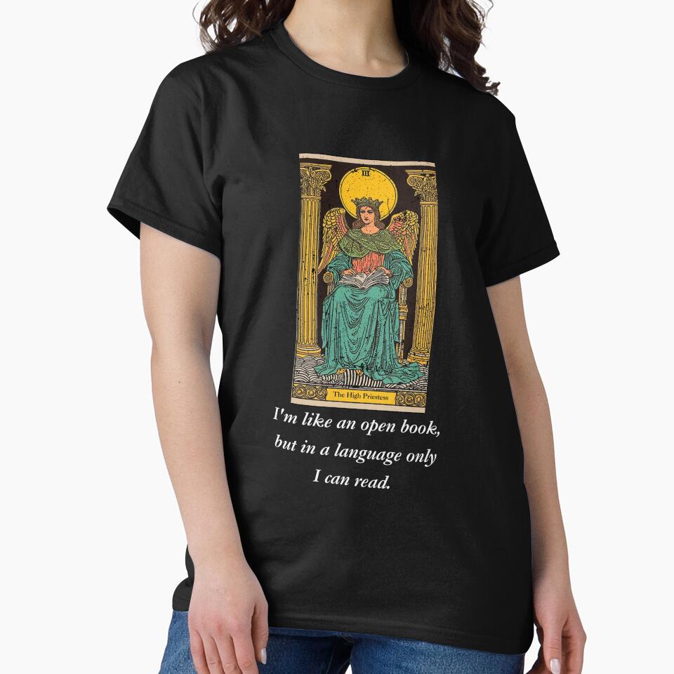 Mystical High Priestess Tarot Card Design | Blk Moon Shop by BlkMoonShop