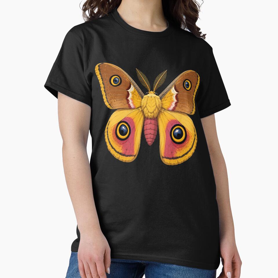 Io Moth Automeris io Anime Style by Harpagann
