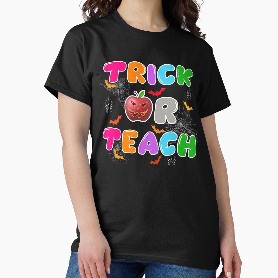 trick or teach cute halloween teacher by vyascreations