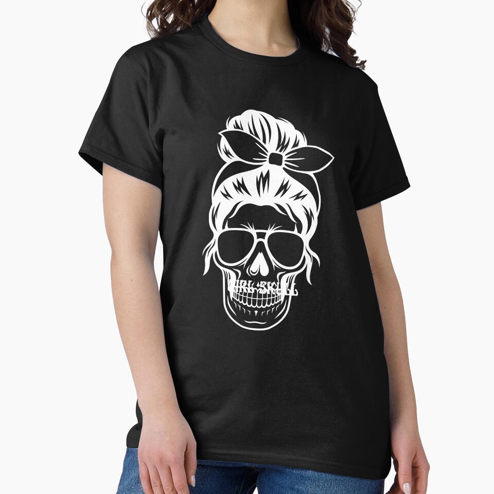 Black girl skull by The Love Quill