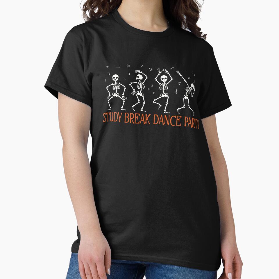 study break dance party, skeleton halloween teacher by MyKaiUS