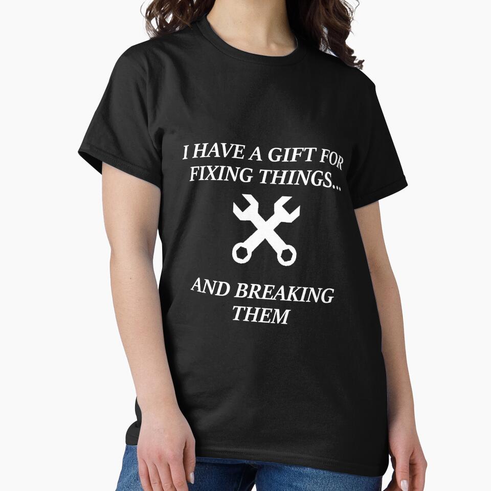 Mechanic -Fixing Things and Breaking Things White by Standard Deviation Co