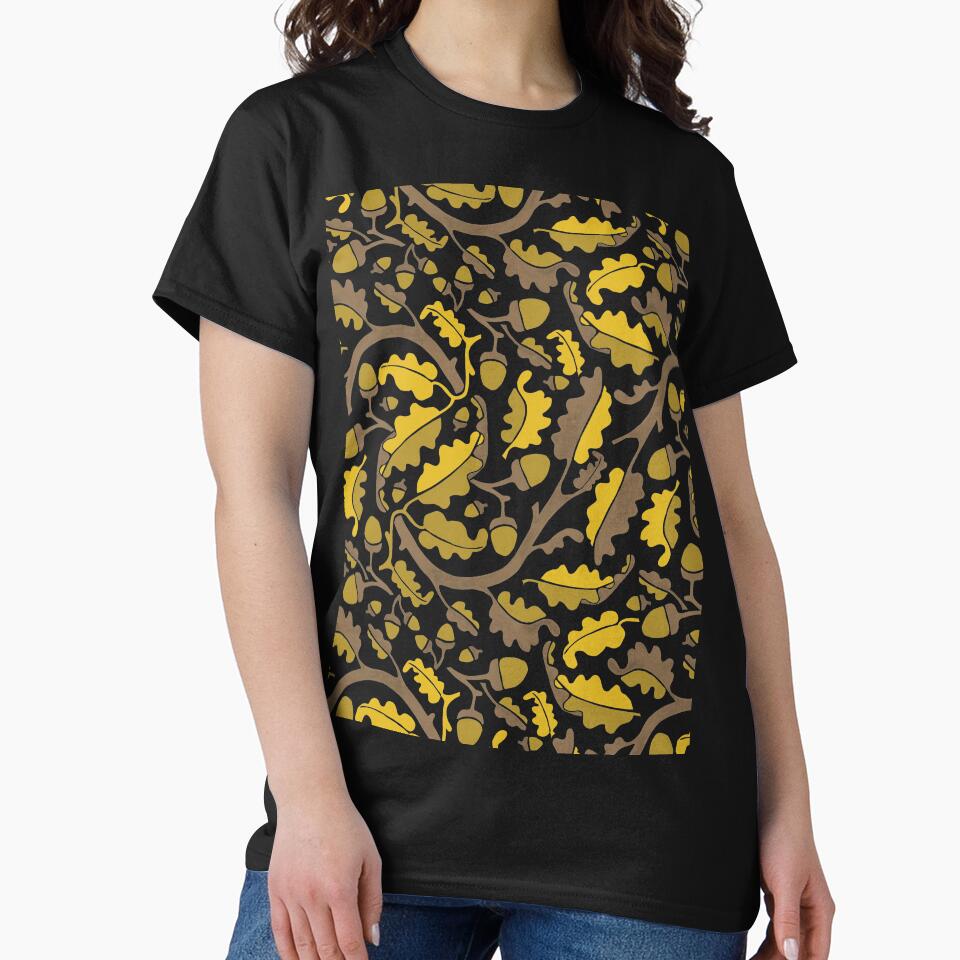 Autumn Acorn Yellow by Sandee .