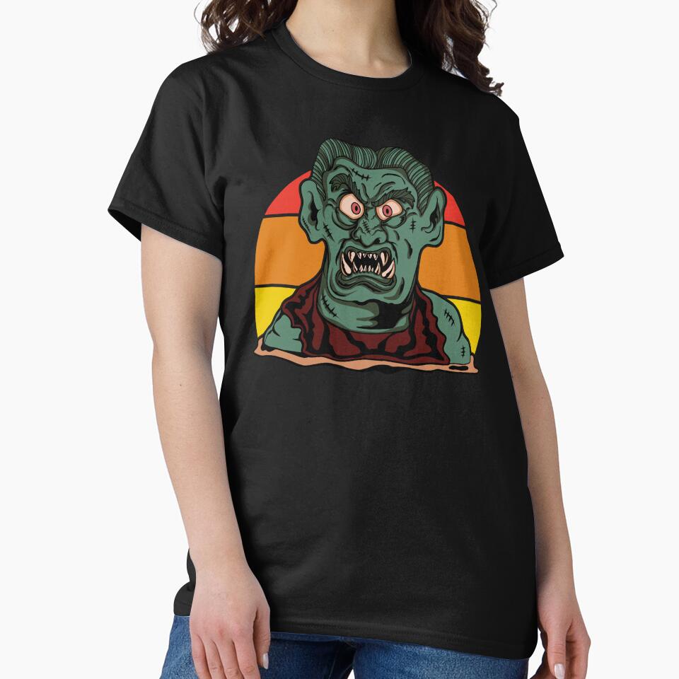 Retro Halloween Monster by BeansHotTees