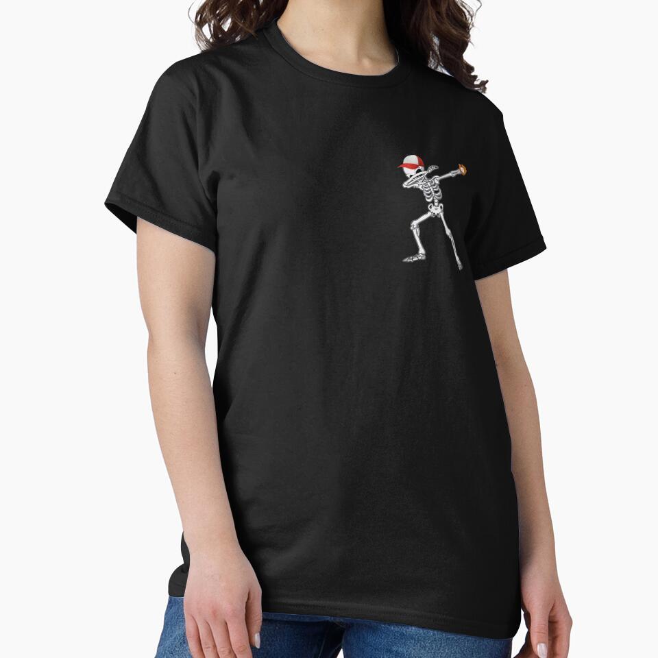 Dabbing skeleton baseball by Rimmyyy
