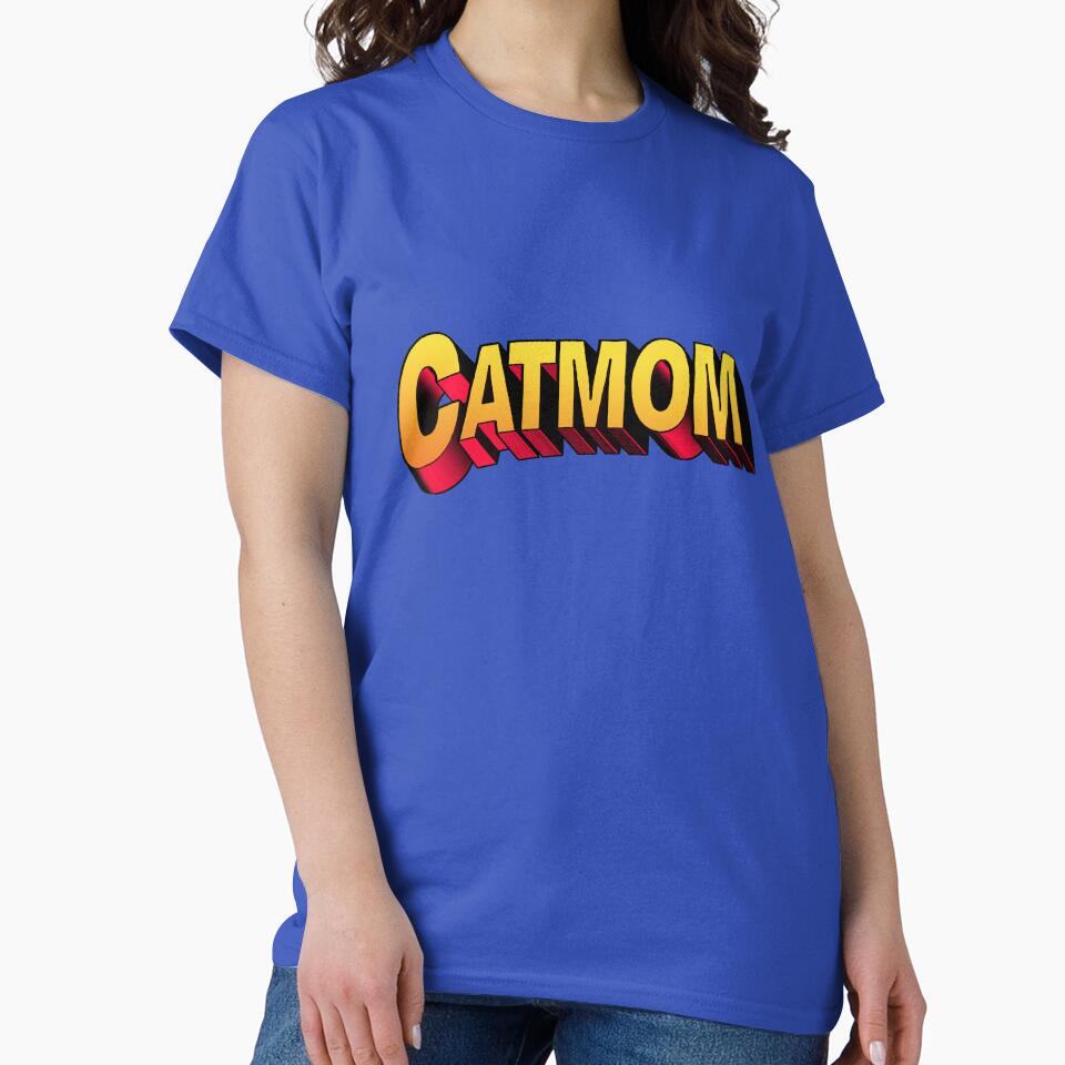 Cat Mom Super Hero Comic Text by leBoosh-Designs