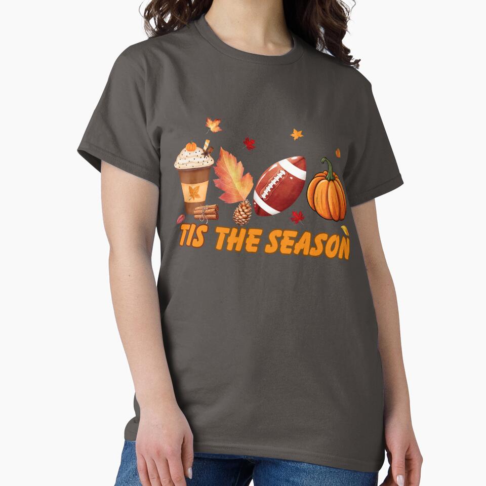 "Tis the Season – Cozy Fall Coffee, Football & Pumpkins" by Sqwirlgrl