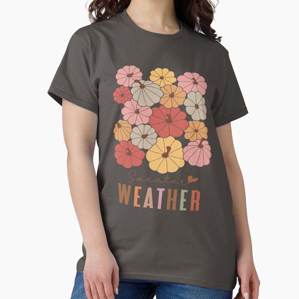 Fall Autumn Sweater Weather, It's Fall Y'all Autumn Women T-Shirt, by Ntic-Store