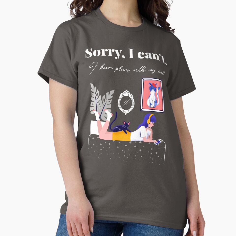 Sorry, I Can't. I Have Plans With My Cat by JoliebyLCG