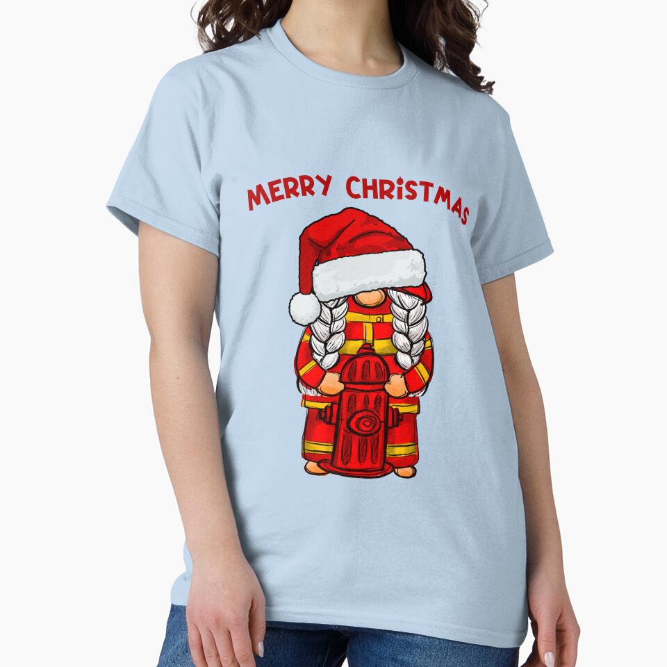 Merry christmas female firefighter by HarriPaloma