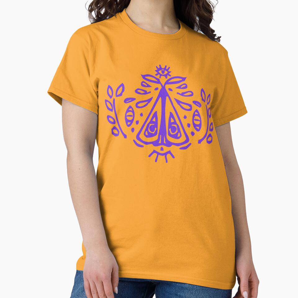 Occult Moth Stamp (Purple) by sleepyhenry