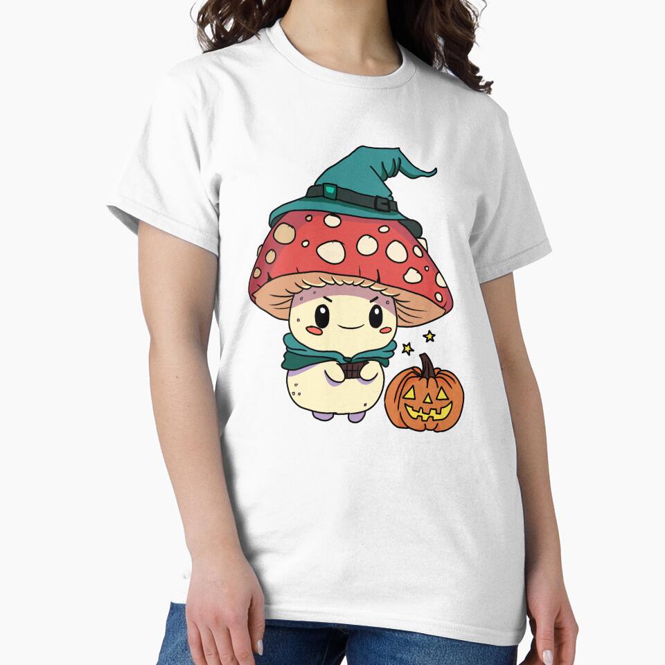Cute Mushroom wizard by SheboahArt