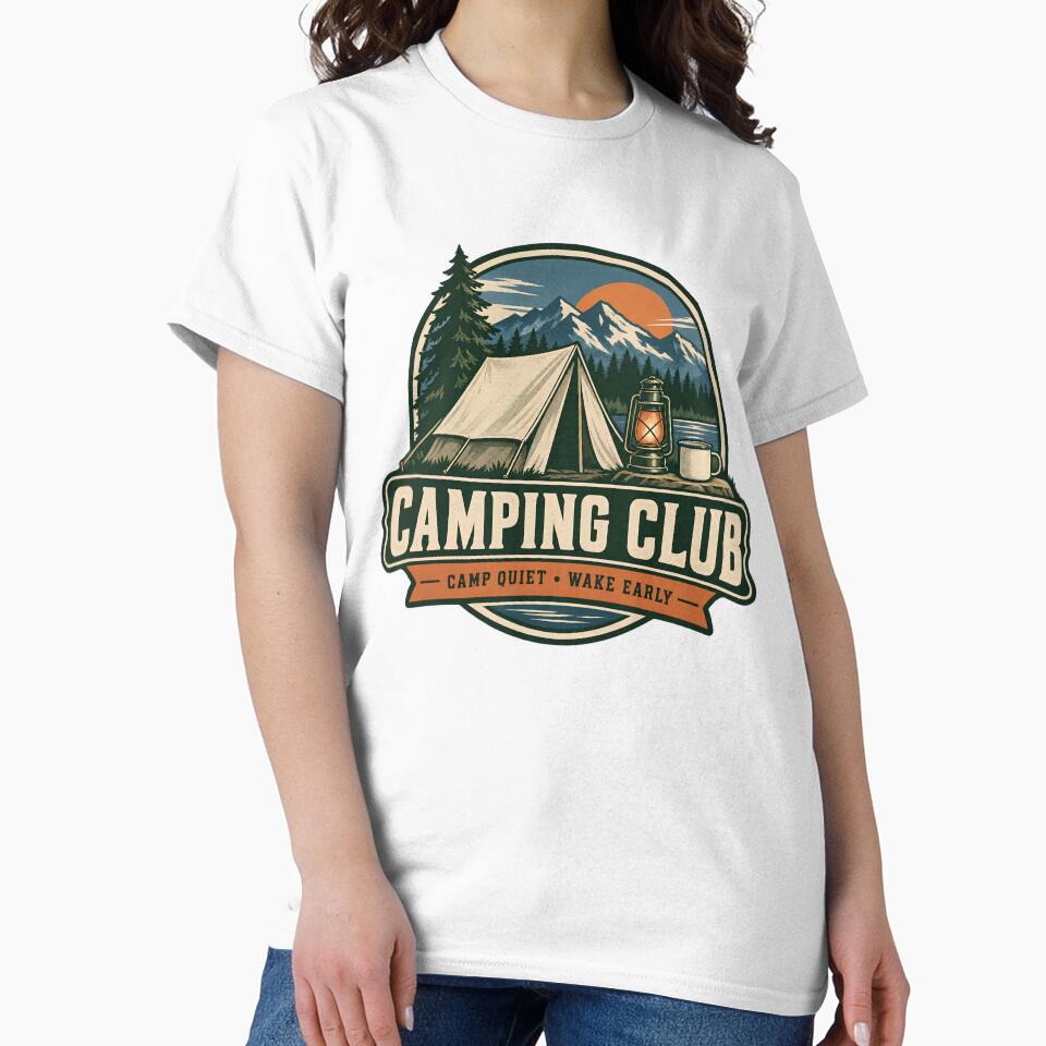 Vintage Camping Club Mountain Outdoor Design by Mostafa Studio