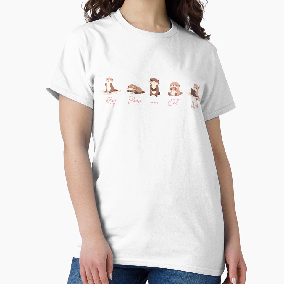 Eat Sleep Otter Repeat by unsungshop