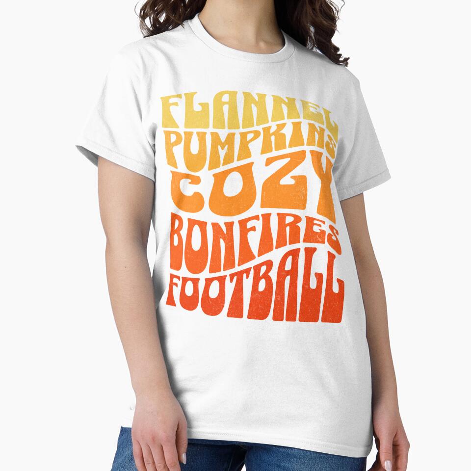 Cozy Autumn Pumpkin Bonfire Football Fall Yall Cozy Season Mom Teacher by ShoniwDesigns