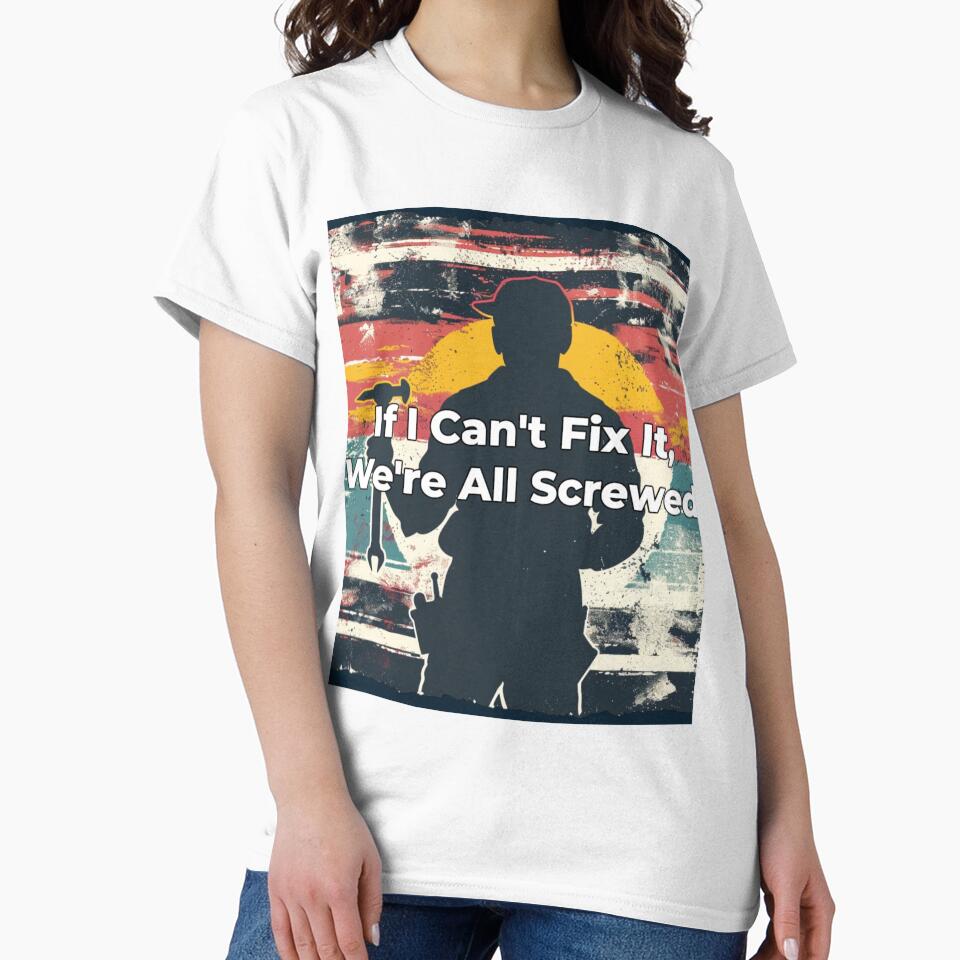 Vintage Retro Mechanic Garage Sunset Fixer Gift T-Shirt by TrendyGalaxy