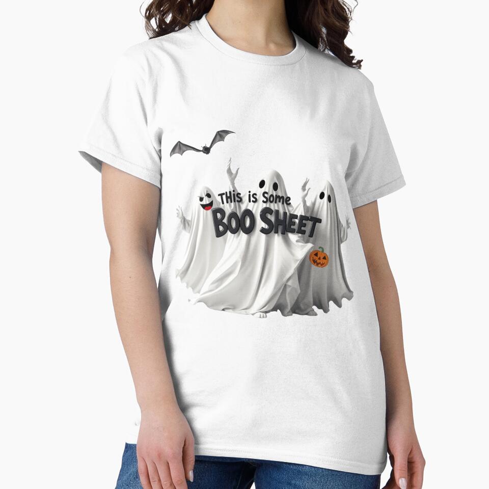 This is some boo sheet Funny Halloween Ghost Trio by latelierdechris