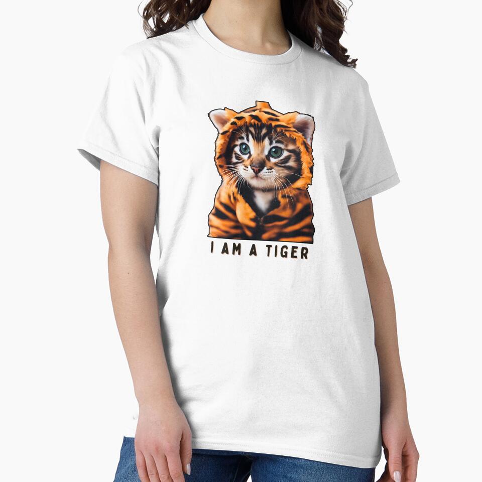 Cute Cat | Cat lover | gift for a cat lover | I AM A TIGER by FitEnvy