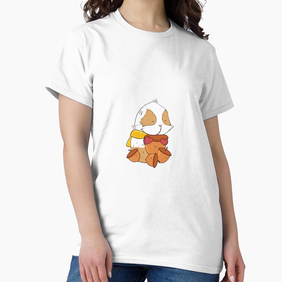 Guinea pig acorn hug by mondesign26