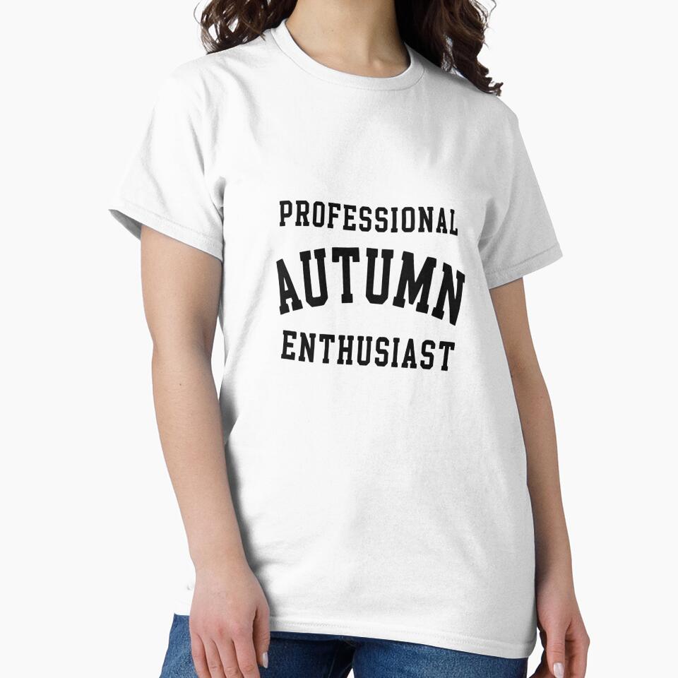 Professional Autumn Enthusiast T-Shirt - Funny Fall Lover Gift by Pingi-shop