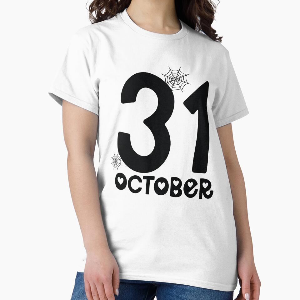 31 October - Autumn Halloween Vibes Quotes Retro Vintage Fall Spooky Season Gift by FuzionRaptor