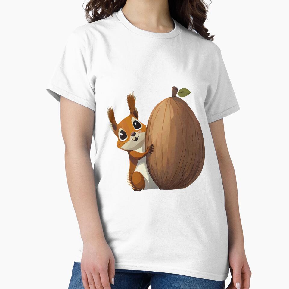 Squirrel Behind the Giant Acorn by omerfdln34