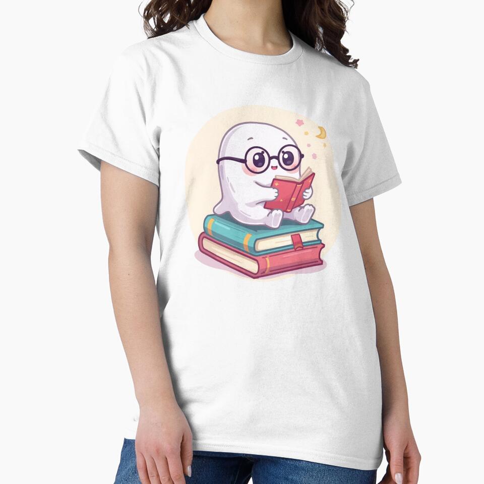 Cozy Reading Ghost by Stylestickers55