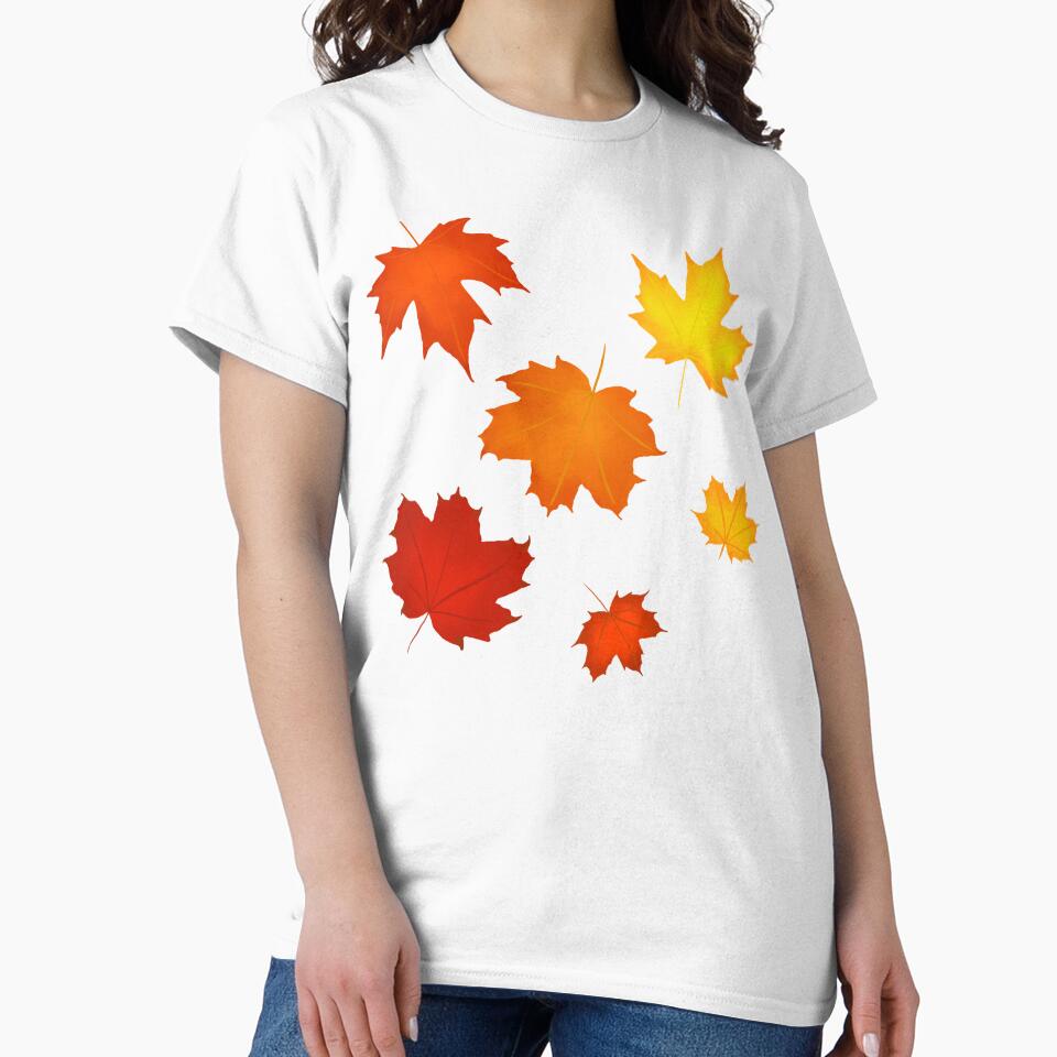 Watercolor Maple Leaves by EBParsley