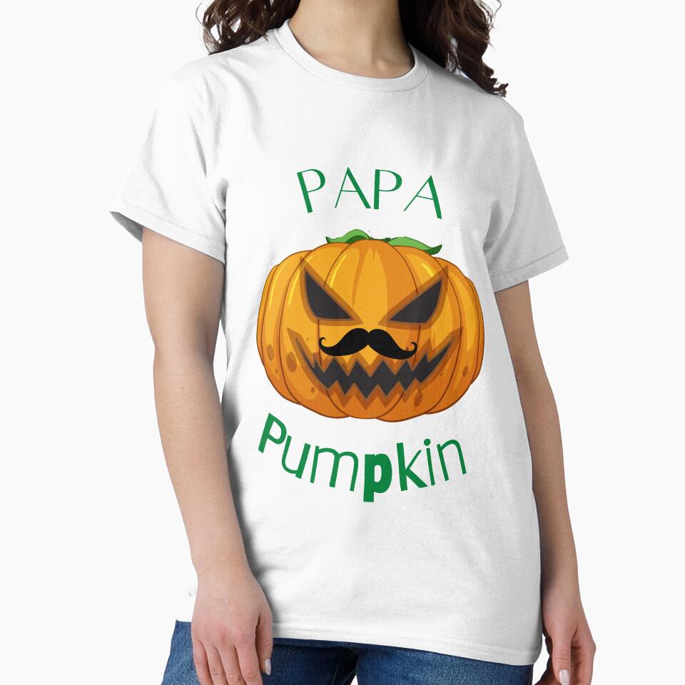 Papa Pumpkin - Funny Halloween Pumpkin Head by CosmicStory