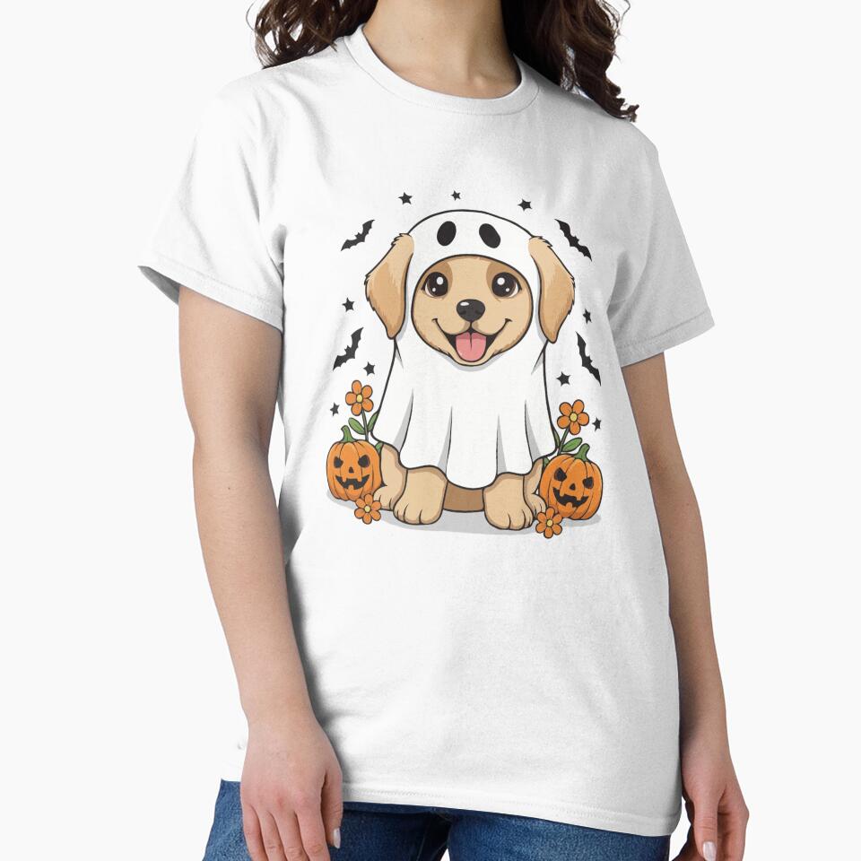 Goldador Puppy Ghost – Cute Halloween Dog Costume.png by The Real Life Symphony