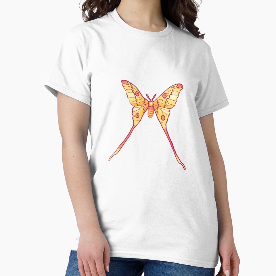 Golden Luna Moth – Mystical Nature Beauty by WeFineMost