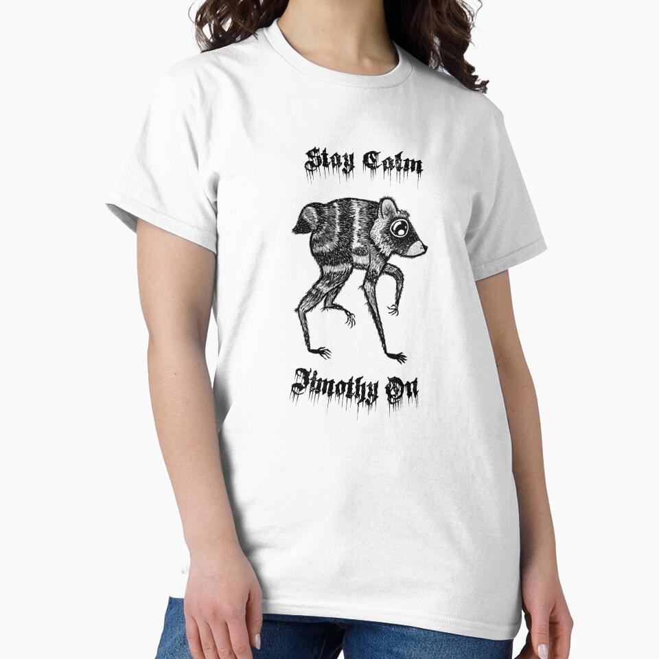 Stay Calm and Jimothy On (For Light Background) by Mercurial Whims by Jen