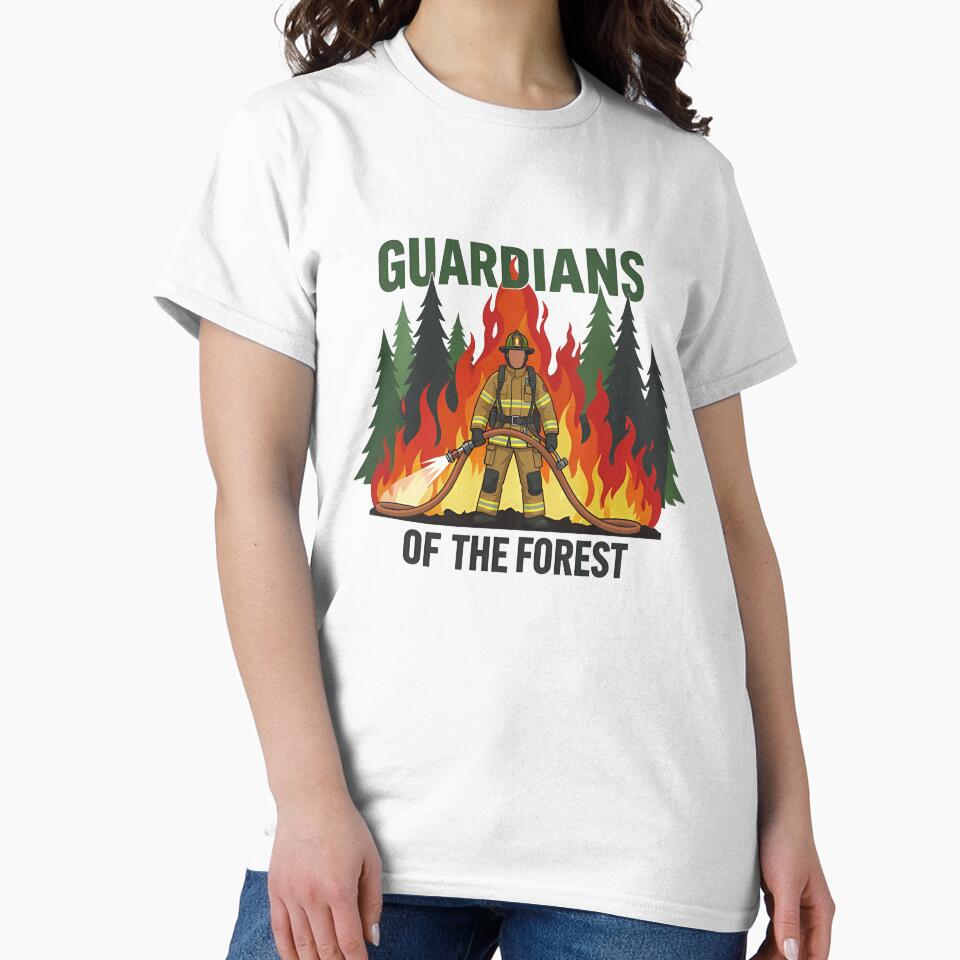 Guardians Of The Forest Wildland Firefighter Design by Nuvoro Eco Awareness