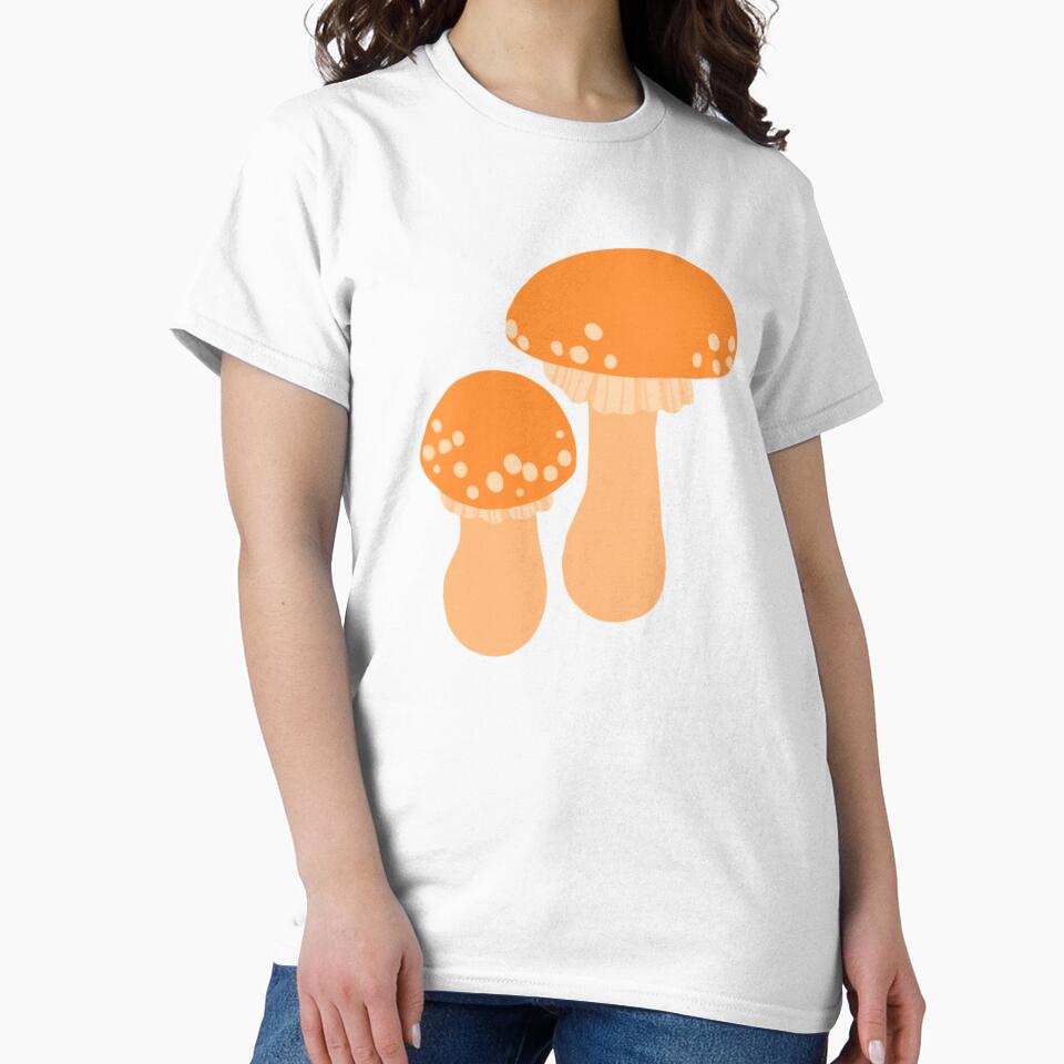 Orange mushroom by Alysha Newton