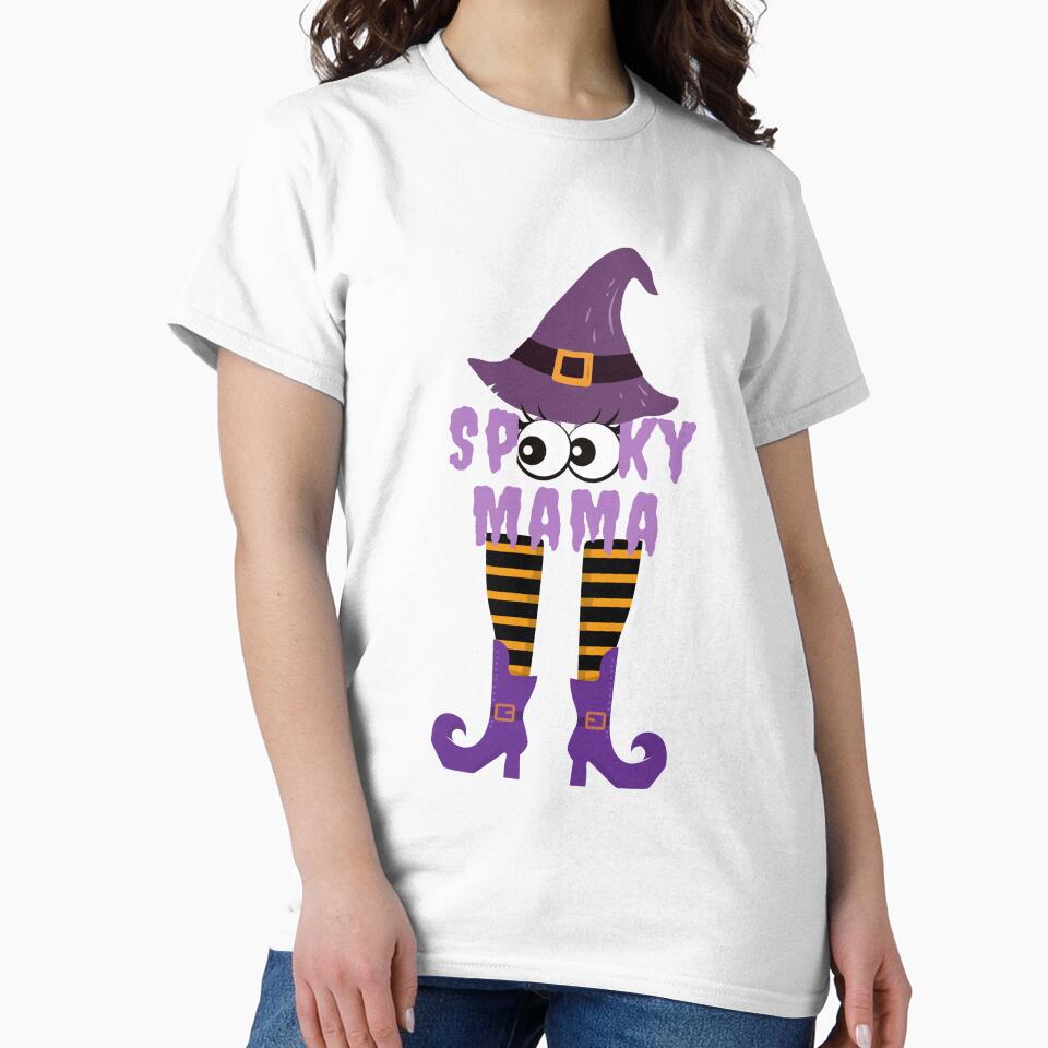 Spooky Mama Halloween T-shirts & More by Barbgianna73