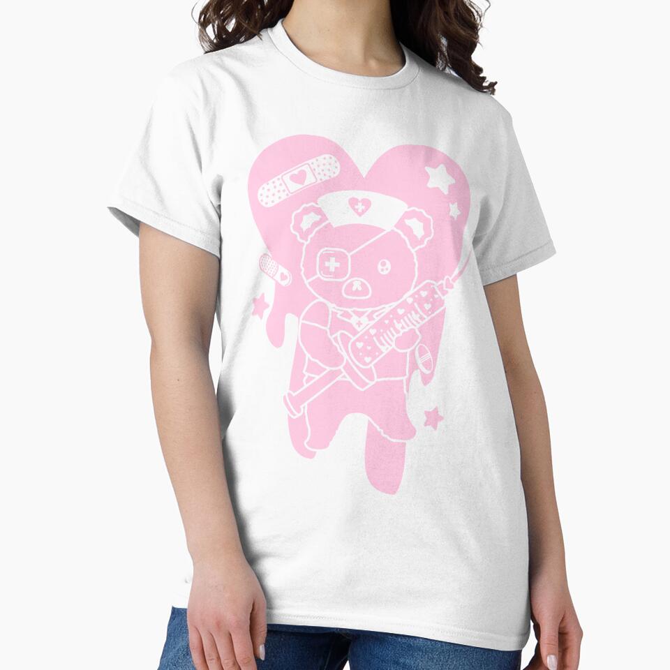 Menhera kei kawaii cute bear by Kink Collective