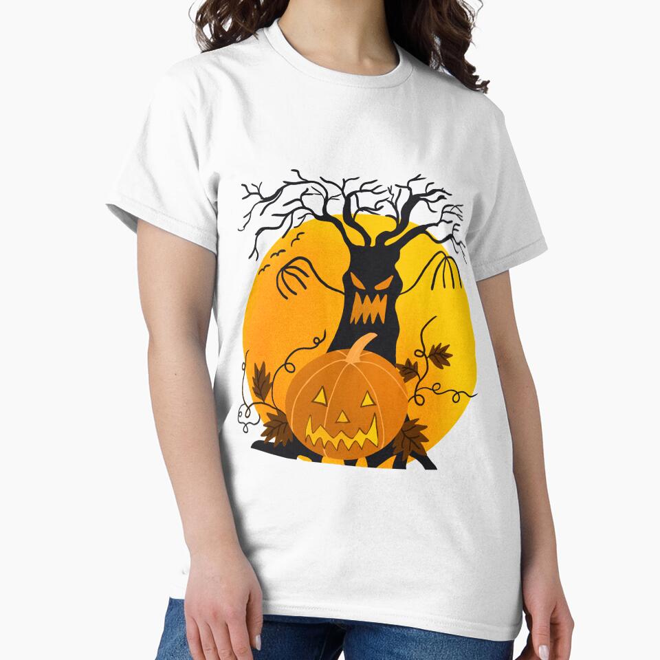 Scary Jack-O-Lantern Halloween design by petpuppymania