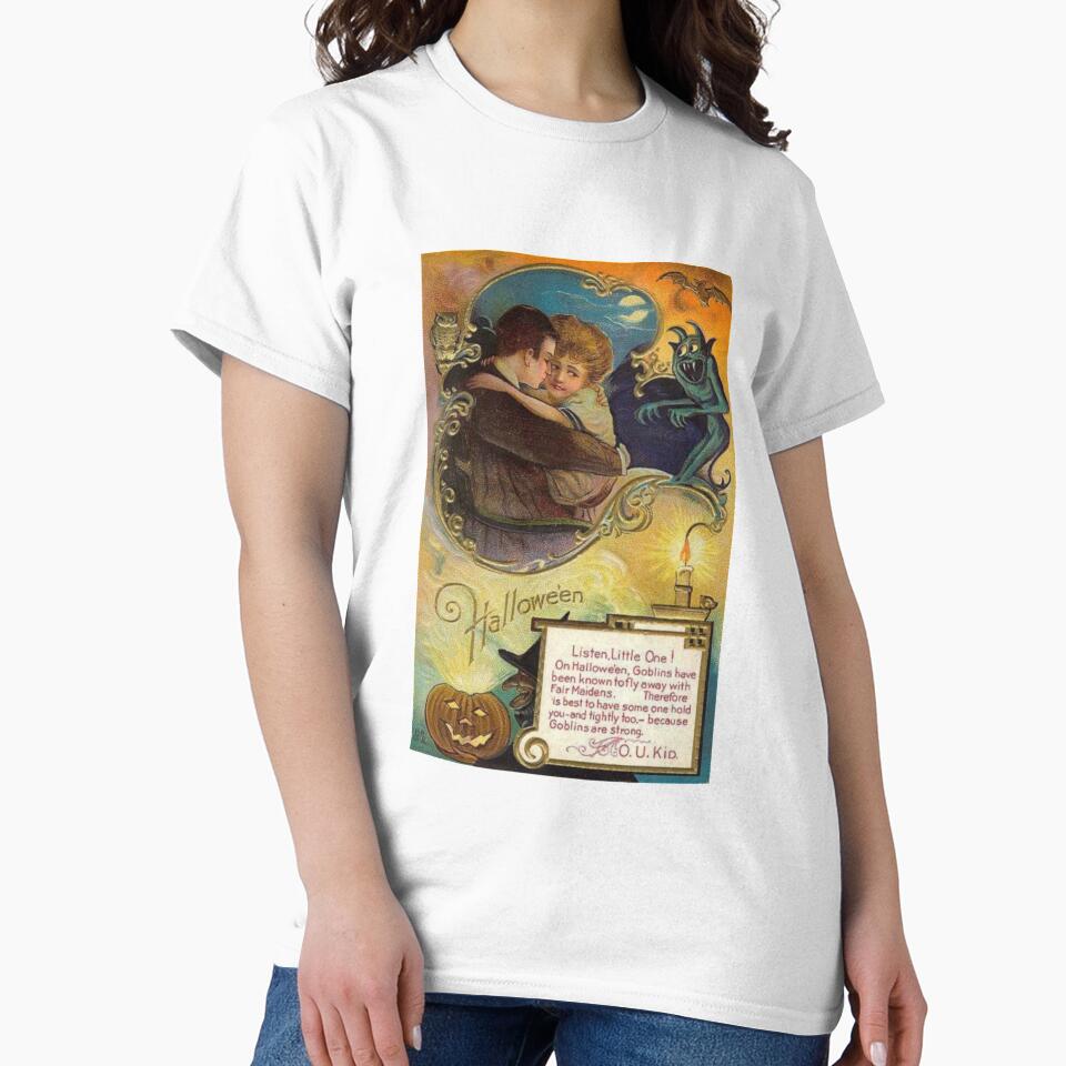 Victorian Couple Halloween Night Illustration by Bellathewilde