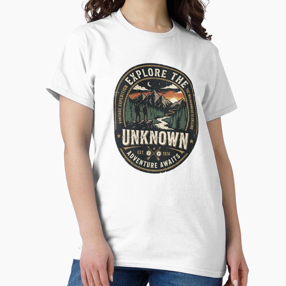 Explore The Unknown - Adventure Awaits by RetroTrailCo