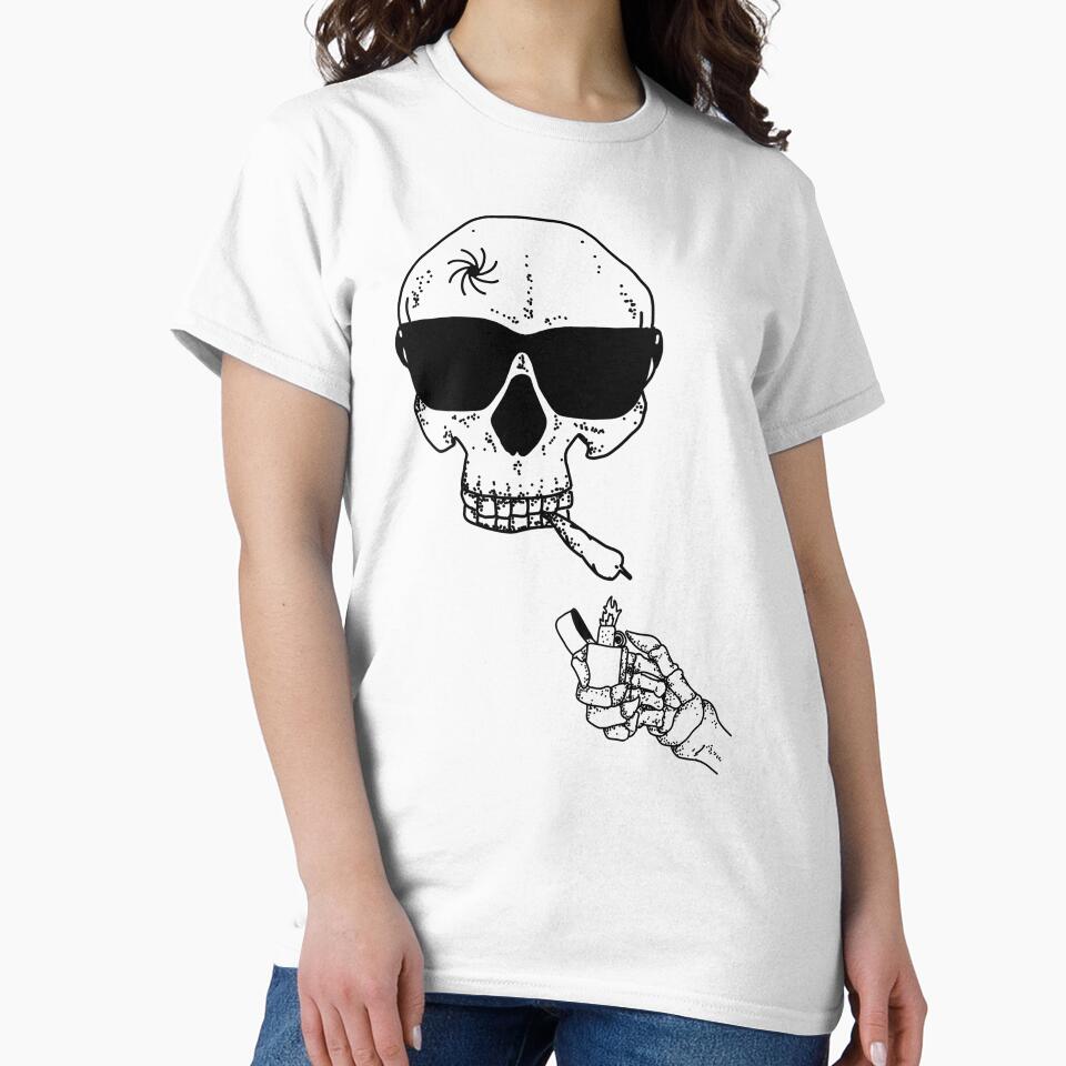 Skeleton Smoke Marijuana Joint by Light79